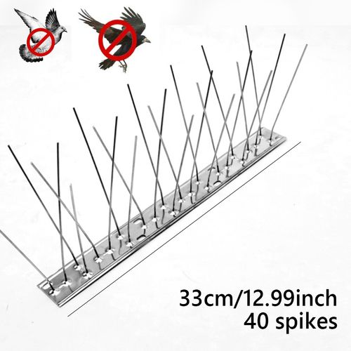 Durable Stainless Steel Bird Spikes - Effective Humane Pest Control