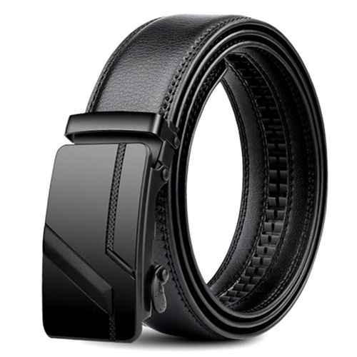 CEXIKA Fashion Luxury Black PU Leather Large Plus Size Belts 105-170cm - 110cm