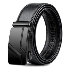 CEXIKA Fashion Luxury Black PU Leather Large Plus Size Belts 105-170cm