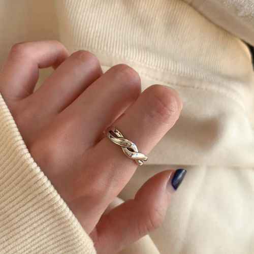 Classic Geometric Stainless Steel Rings - Stylish Party Accessories - 8