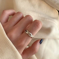 Classic Geometric Stainless Steel Rings - Stylish Party Accessories - 8