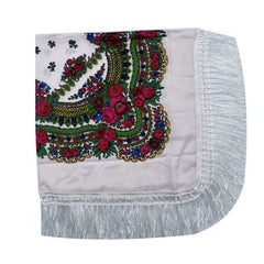 JJYANJIN Floral Print Fringed Scarf - Multifunctional Stylish Accessory