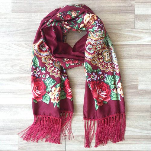 NAAMLOOS Floral Scarf - Multifunctional Fashion Accessory - 190x66 cm