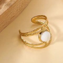 Bohemia Adjustable Rings with Rhinestone Crystal - Fashionable Jewelry