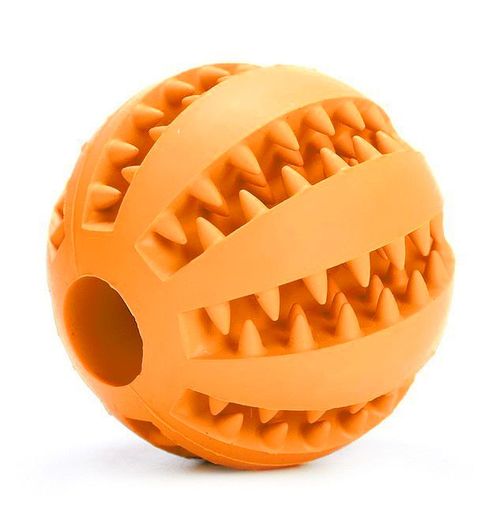 Interactive Dog Toy Ball - Durable Rubber Design for Play & Training - F / 7CM
