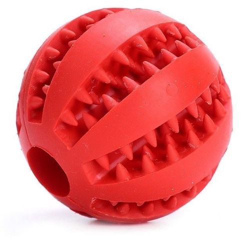 Interactive Dog Toy Ball - Durable Rubber Design for Play & Training - B / 5CM