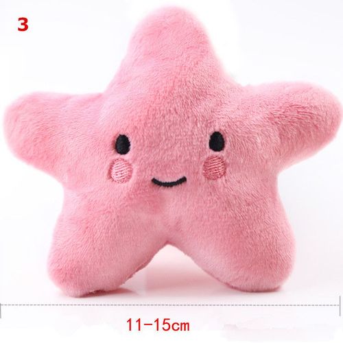 Multicolour Plush Dog Toy - Soft & Fun for Playtime & Chewing - B