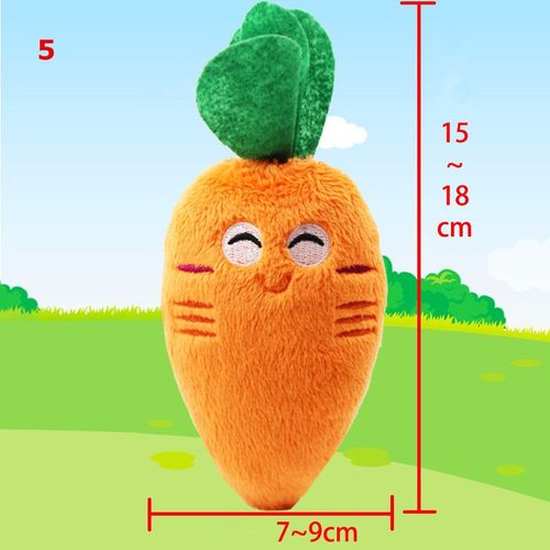 Multicolour Plush Dog Toy - Soft & Fun for Playtime & Chewing - D