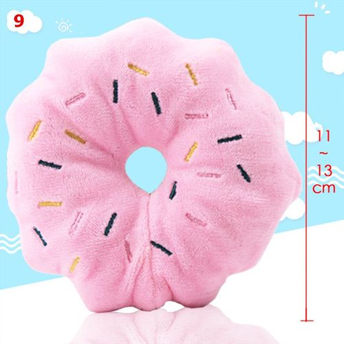 Multicolour Plush Dog Toy - Soft & Fun for Playtime & Chewing - G