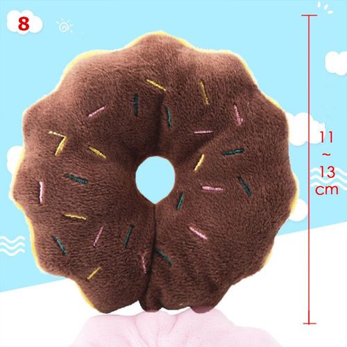Multicolour Plush Dog Toy - Soft & Fun for Playtime & Chewing