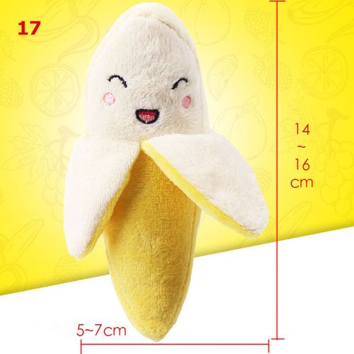 Multicolour Plush Dog Toy - Soft & Fun for Playtime & Chewing - M