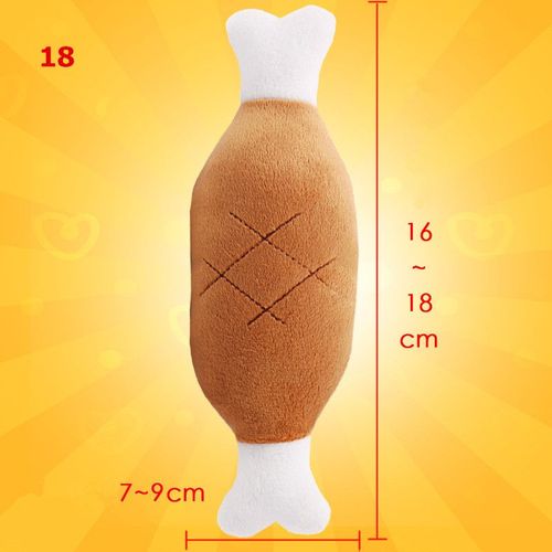 Multicolour Plush Dog Toy - Soft & Fun for Playtime & Chewing - N