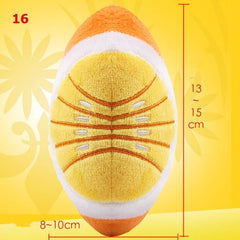 Multicolour Plush Dog Toy - Soft & Fun for Playtime & Chewing