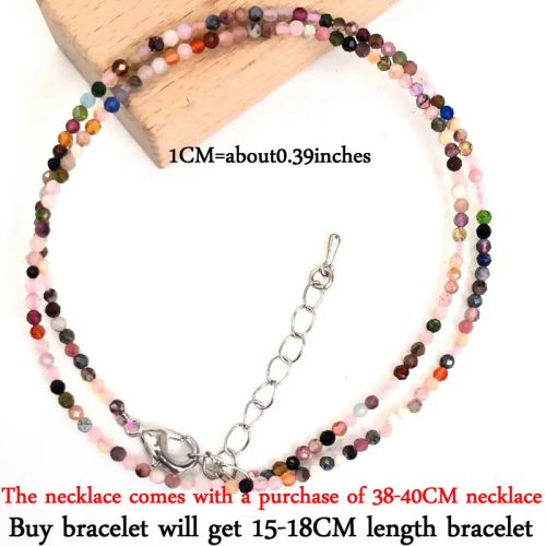 Beaded Necklace & Bracelet Set - Adjustable Length & Casual Style