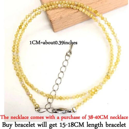 Beaded Necklace & Bracelet Set - Adjustable Length & Casual Style