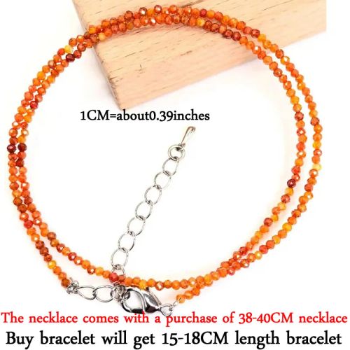 Beaded Necklace & Bracelet Set - Adjustable Length & Casual Style