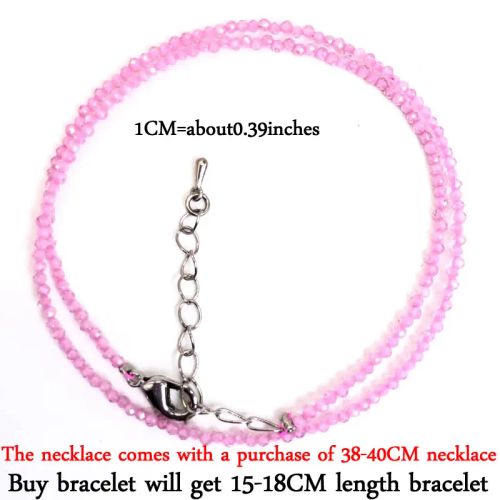 Beaded Necklace & Bracelet Set - Adjustable Length & Casual Style