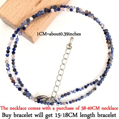 Beaded Necklace & Bracelet Set - Adjustable Length & Casual Style
