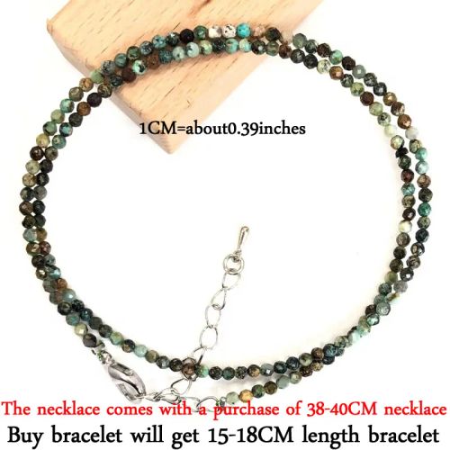 Beaded Necklace & Bracelet Set - Adjustable Length & Casual Style