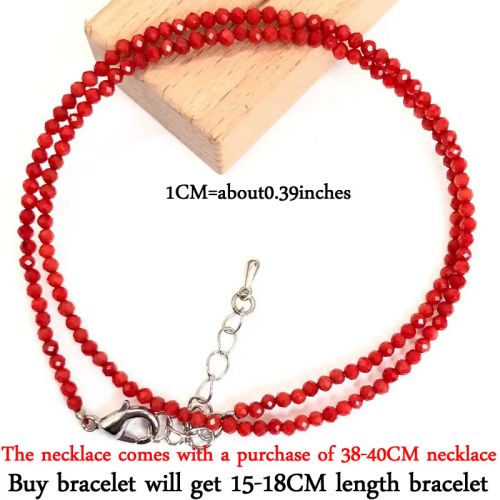 Beaded Necklace & Bracelet Set - Adjustable Length & Casual Style