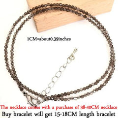 Beaded Necklace & Bracelet Set - Adjustable Length & Casual Style