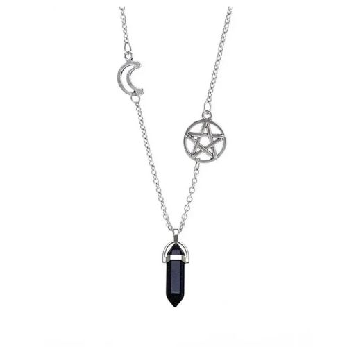 Minzhaoxiong Vintage Star Pendant Necklace - Fashionable Accessibility