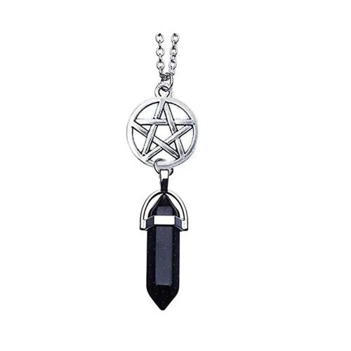 Minzhaoxiong Vintage Star Pendant Necklace - Fashionable Accessibility