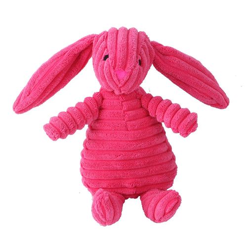 Pawstrip Plush Animal Squeaky Dog Toy - Durable Chew Comfort