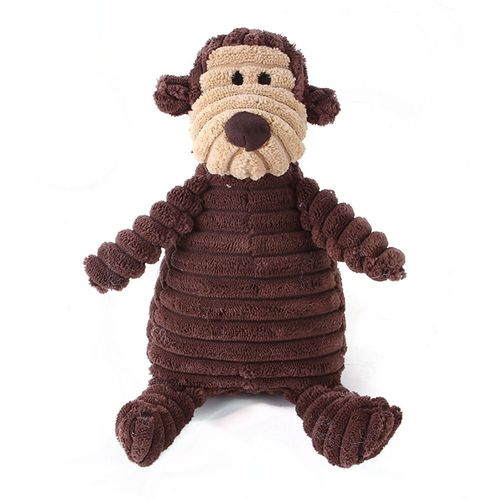 Pawstrip Plush Animal Squeaky Dog Toy - Durable Chew Comfort