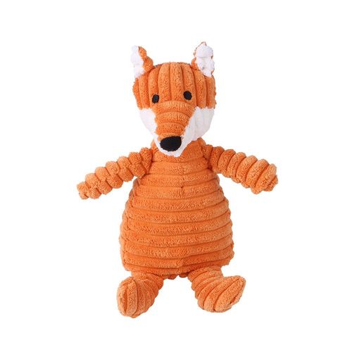 Pawstrip Plush Animal Squeaky Dog Toy - Durable Chew Comfort