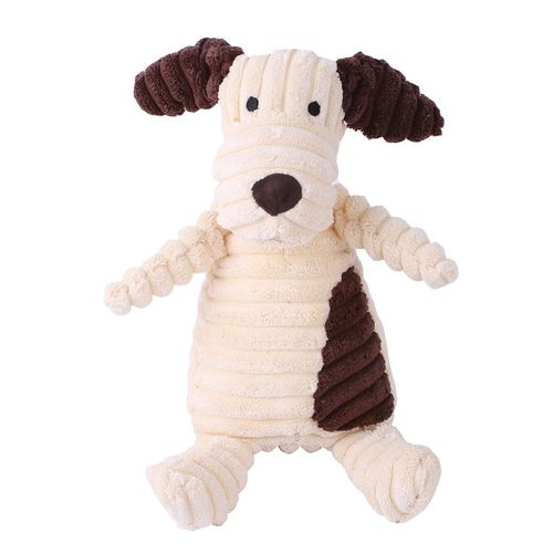 Pawstrip Plush Animal Squeaky Dog Toy - Durable Chew Comfort