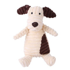 Pawstrip Plush Animal Squeaky Dog Toy - Durable Chew Comfort