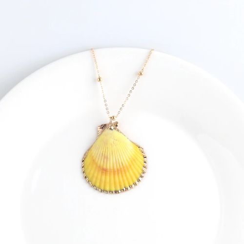 Trendy Bohemian Pendant Necklace - Natural Shell & Conch Design - Style 8