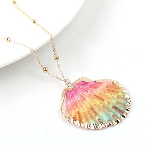 Trendy Bohemian Pendant Necklace - Natural Shell & Conch Design