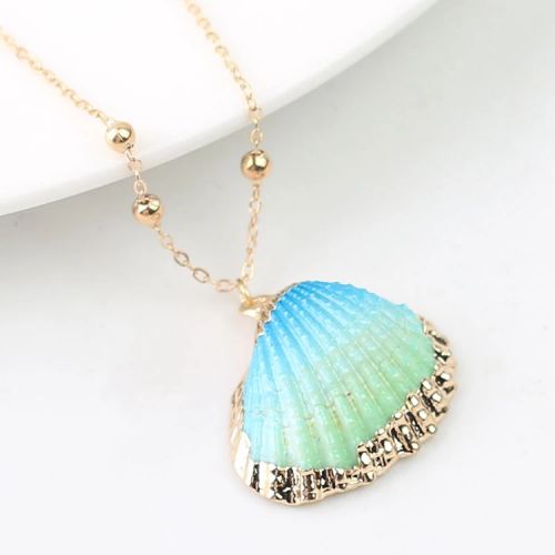 Trendy Bohemian Pendant Necklace - Natural Shell & Conch Design - Style 6