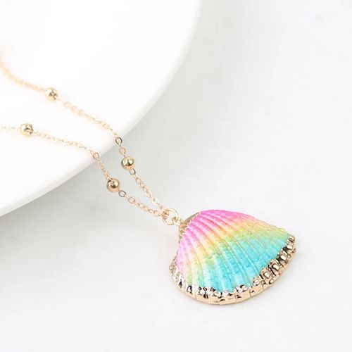 Trendy Bohemian Pendant Necklace - Natural Shell & Conch Design