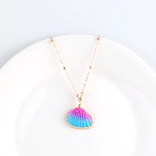 Trendy Bohemian Pendant Necklace - Natural Shell & Conch Design - Style 17