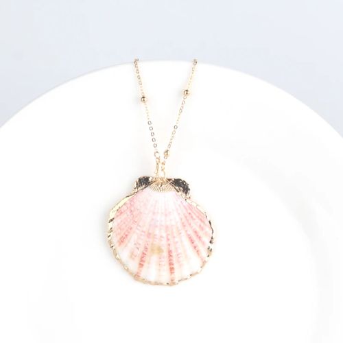 Trendy Bohemian Pendant Necklace - Natural Shell & Conch Design - Style 23