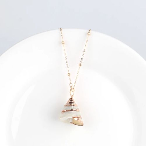 Trendy Bohemian Pendant Necklace - Natural Shell & Conch Design