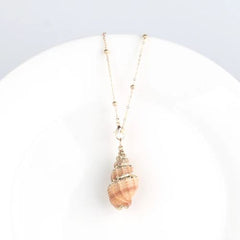 Trendy Bohemian Pendant Necklace - Natural Shell & Conch Design