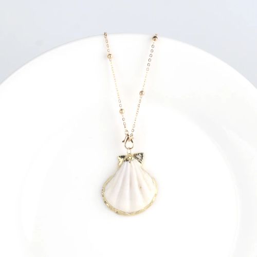 Trendy Bohemian Pendant Necklace - Natural Shell & Conch Design - Style 32