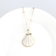 Trendy Bohemian Pendant Necklace - Natural Shell & Conch Design