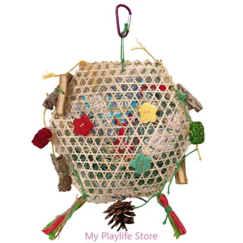 Durable Rattan Bird Toy for Parrots - Eco-Friendly Exercise & Chewing Fun