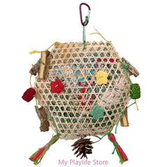 Durable Rattan Bird Toy for Parrots - Eco-Friendly Exercise & Chewing Fun