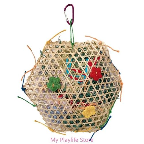 Durable Rattan Bird Toy for Parrots - Eco-Friendly Exercise & Chewing Fun - Basic