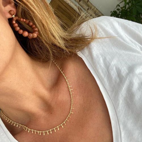 YWZIXLN Classic Geometric Chain Necklace - Fashionable Fitness Tracker