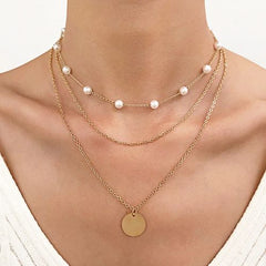 YWZIXLN Classic Geometric Chain Necklace - Fashionable Fitness Tracker