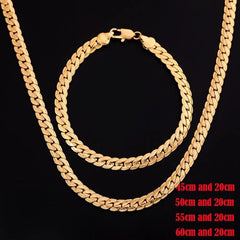 Classic Silver Geometric Jewellery Set - Elegant Necklace & Bracelet