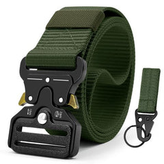 Military Tactical Belt - Durable Canvas Design - Unisex Canvas Belts