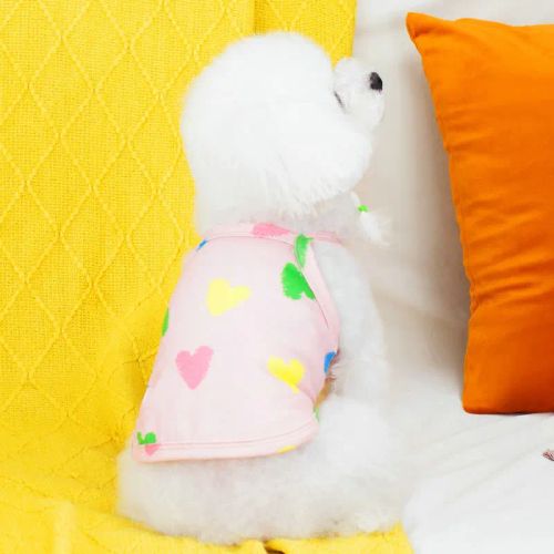 DOGGYZSTYLE Summer Puppy Cooling Vest - Soft Cotton Pet Clothes